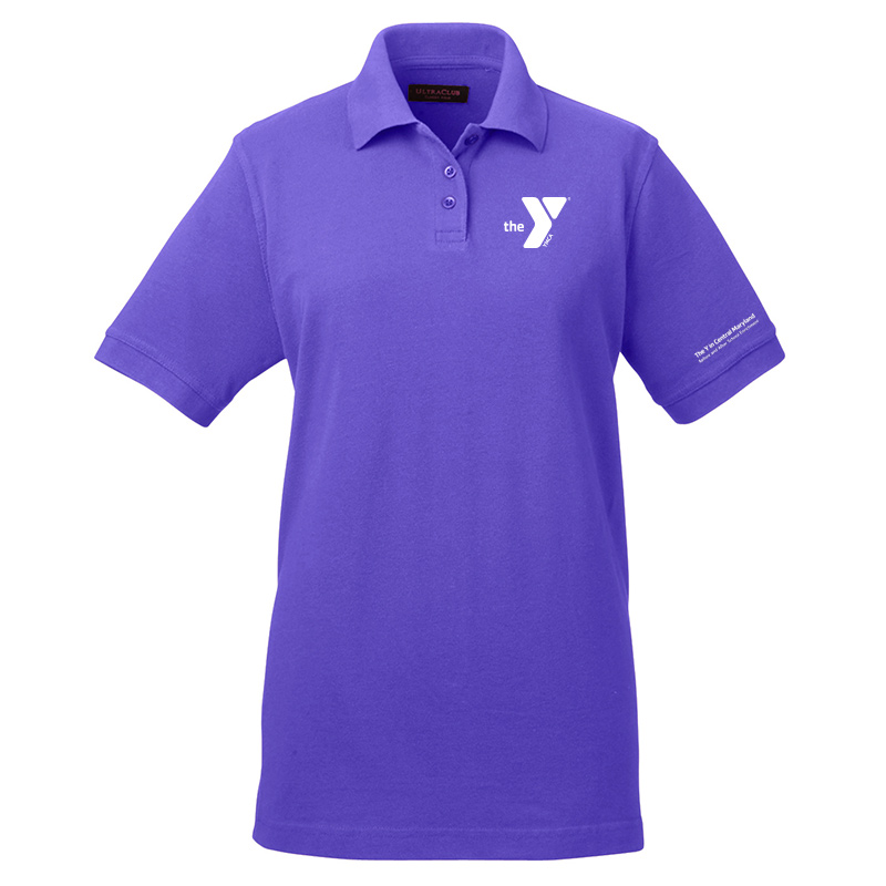 Before and After  Textured Polo- Purple