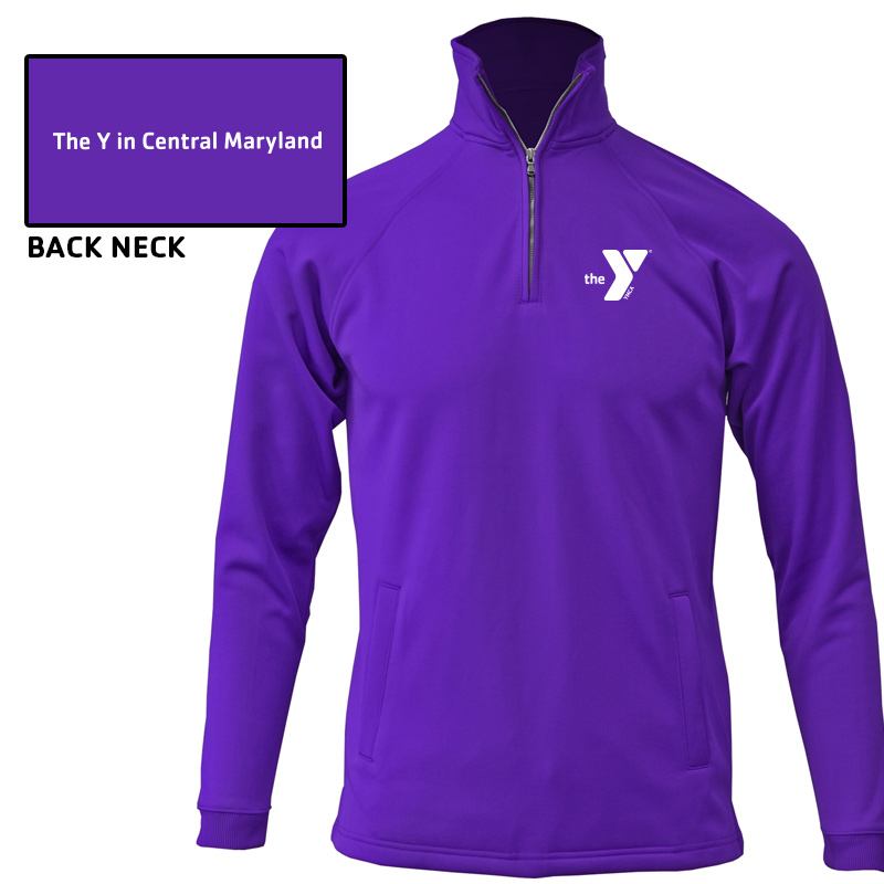 Quarter Zip Fleece - Purple (Assoc)