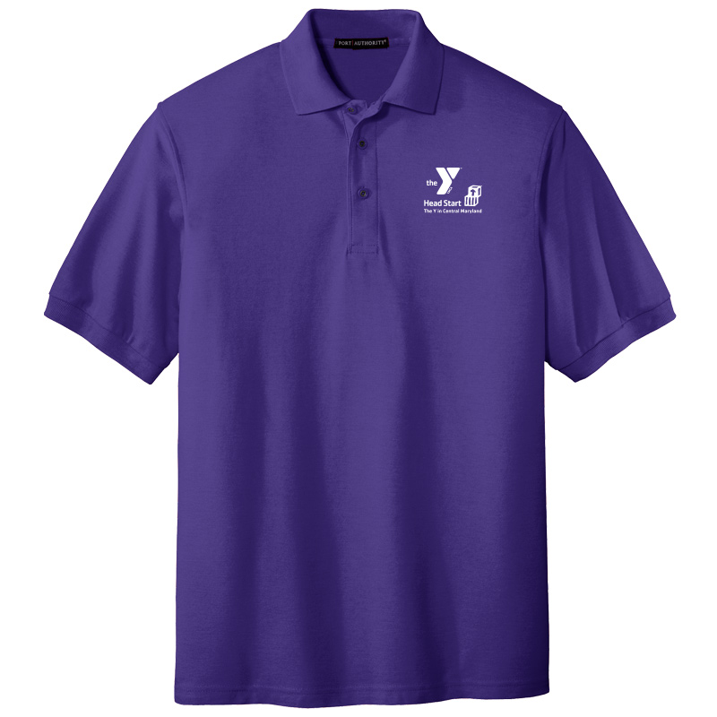 HeadStart Silk Touch Polo - Purple (Assoc)