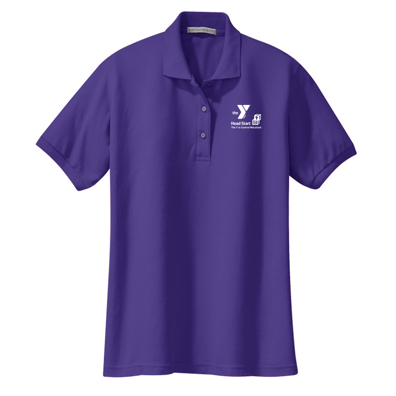 HeadStart Ladies Silk Touch Polo - Purple (Assoc)