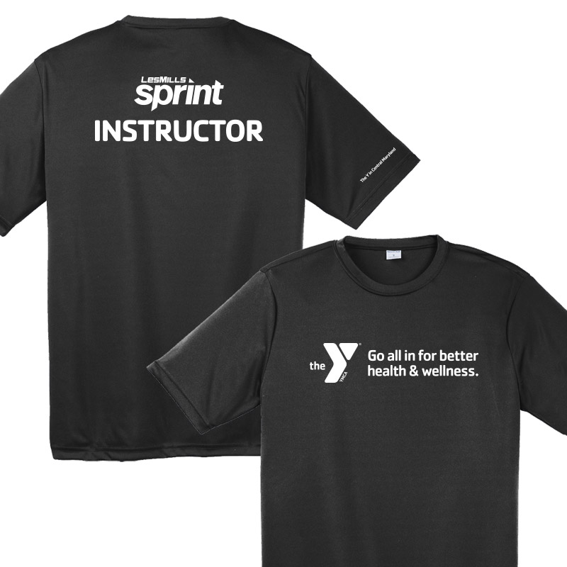 Les Mills Sprint Competitor Tee: All In - Black (Assoc)