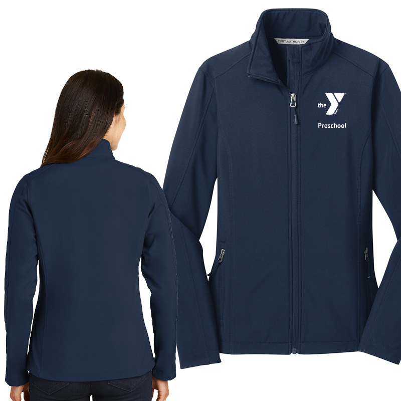 Preschool Ladies Core Soft Shell Jacket - Navy (Assoc)