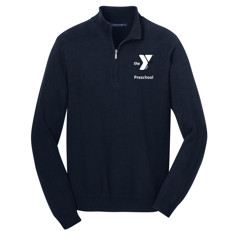 Preschool 1/2-Zip Sweater - Navy (Assoc)