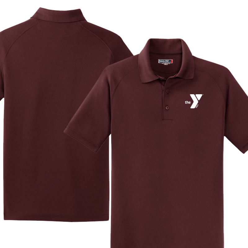 Preschool Raglan Polo - Maroon (Assoc)