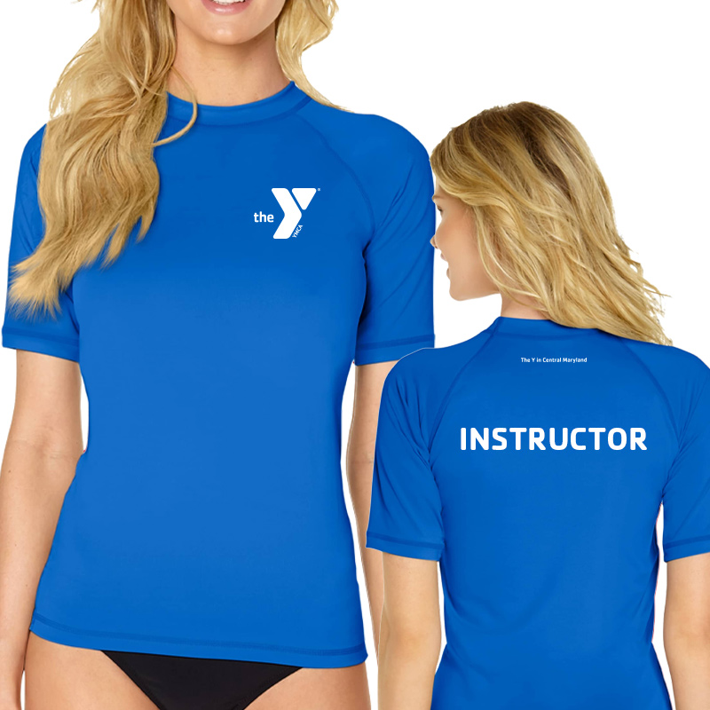 Instructor Ladies Short Sleeve Rashguard  (Assoc)