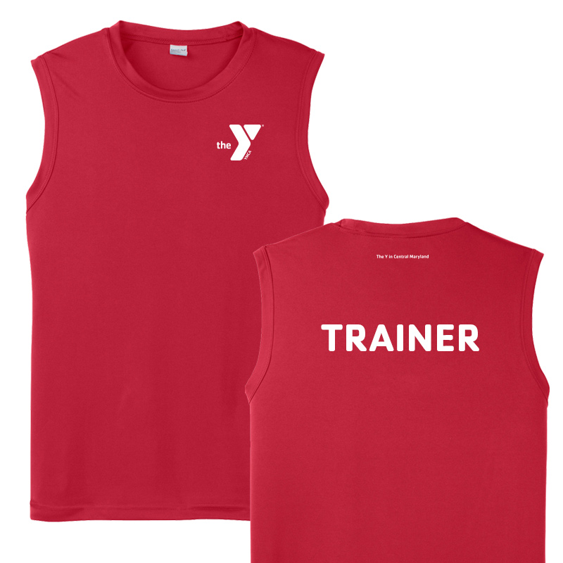 Sleeveless Competitor Tee  Trainer - Red (Assoc)