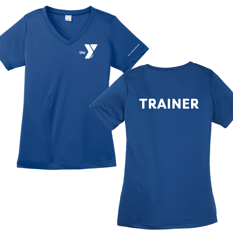 V-Neck Tee Trainer - Royal (Assoc)