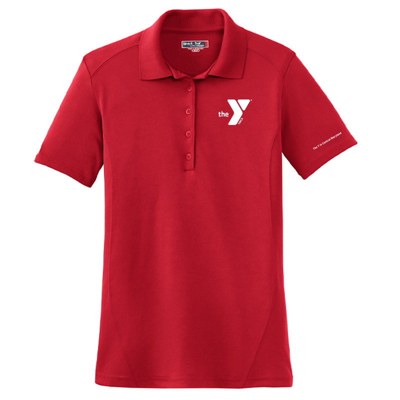 Ladies Dry Zone Polo -Red (Assoc)