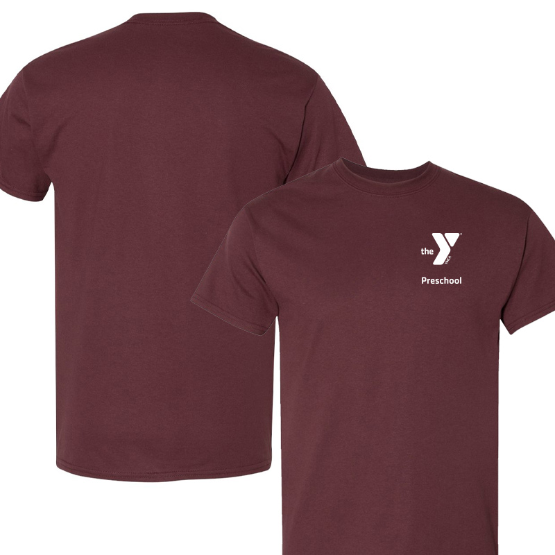 Preschool Dryblend Tee - Maroon (Assoc)