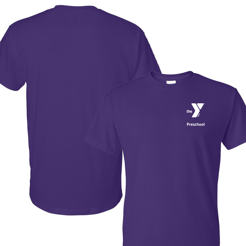 Preschool Dryblend Tee - Purple (Assoc)