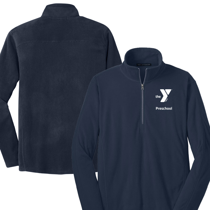 Preschool Microfleece 1/2-Zip Pullover - Navy (Assoc)