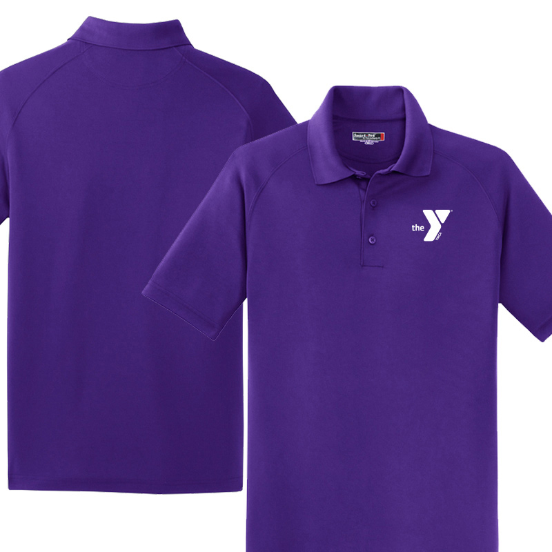 Preschool Raglan Polo - Purple (Assoc)