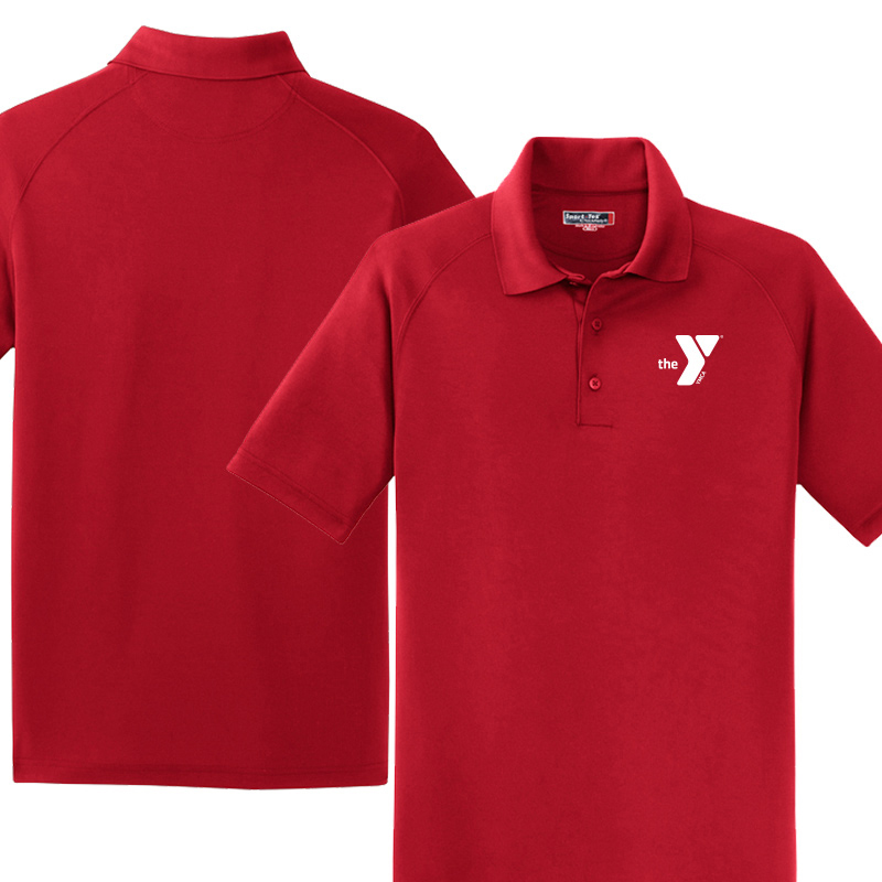 Preschool Raglan Polo - Red (Assoc)