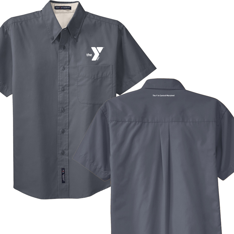 Short Sleeve Easy Care Shirt - Steel (Assoc)