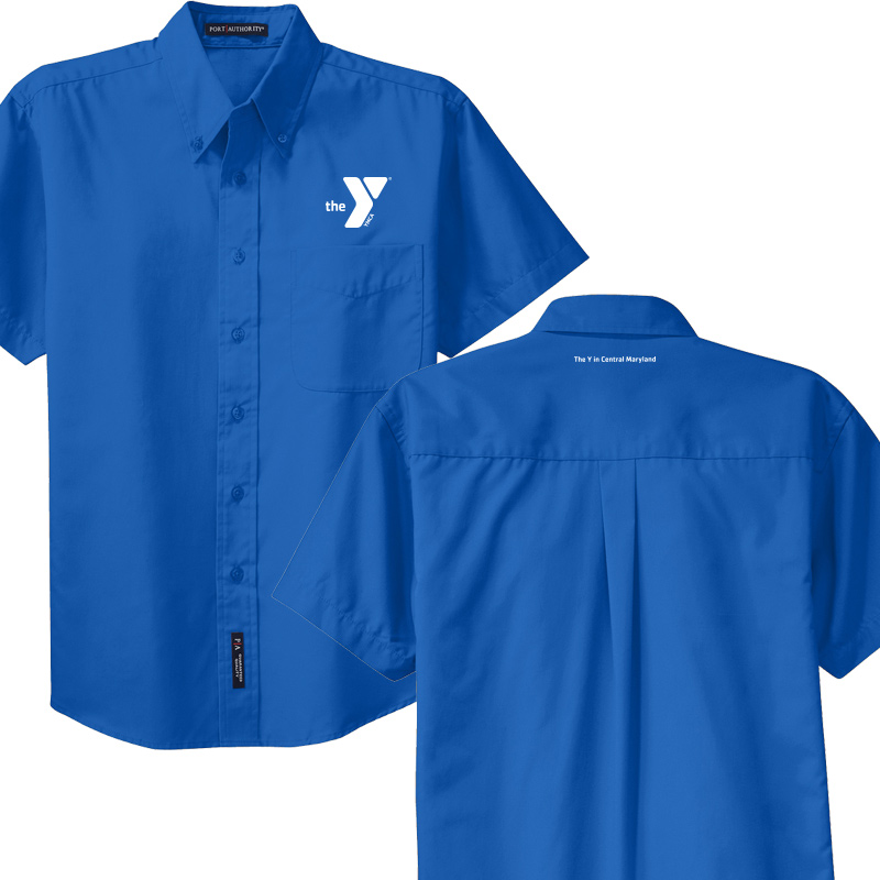 Short Sleeve Easy Care Shirt - Strong blue (Assoc)