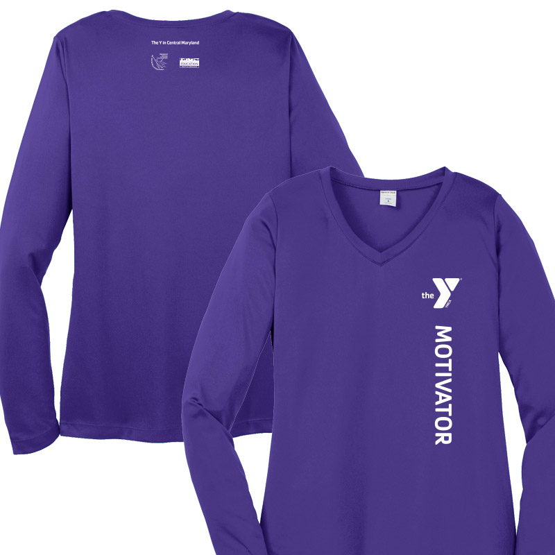 Motivator 1 Ladies Long Sleeve Competitor Tee  (Assoc)